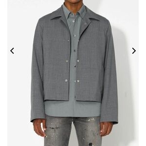 John Elliott Charcoal Gray Lightweight Jacket